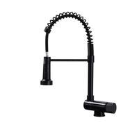 360° Swivel Kitchen Faucet with Pull-Down Sprayer, Stainless Steel Design, Perfect for Under-Window Installation, Modern and Sleek Look