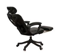 360° Swivel Reclining Chair with Adjustable Headrest & Hidden Footrest Comfortable Fabric Mesh Office Chair for Home & Gaming Ergonomic Design for Ultimate Relaxation