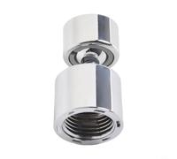 360° Swivel Tap Aerator Kitchen Sink Spray Head Extender - Dual Mode Water Saving Nozzle Adapter M22 for m24 Rotatable Faucet Attachment Copper Finish UK