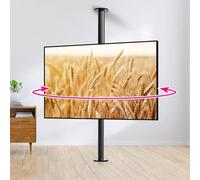 360° Swivel TV Floor Stand - Adjustable Wall & Ceiling Mount for LED Screens 32-75 inches - Versatile Partition Support, Perfect for Home & Office Use,6085cm