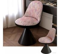 360° Swivel Upholstered Office ChairMakeup Desk Stool for Study Bedroom Living Room Vanity Reading Nook - Stylish Accent Fur