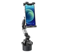 360 Tablet Phone Holder with Rotating Clip | Rotating Cup Holder Stand for Sedan, Truck, SUV, Journey, Outdoor, Road