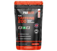 Caffeine 200mg 360 Tablets | Energy Boost & Exercise Support Pre Workout Weight Loss | Improve Focus & Alertness | Vegan UK Made | Better Than Caffeine Gels Gummies Capsules Pills PROELITE