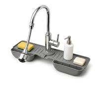 360° Tap Extender for Kitchen & Bathroom Sink - 3-in-1 Set with Kids Faucet Extender & Silicone Splash Guard Mat | Universal Fit M22/M24 | Water Saving | Flexible Swivel Spray Head