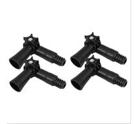 360° Telescopic Pole Swivel Joint Angle Adapter for Cleaning, Gutter Maintenance & High-Reach Tasks - Compatible with 3/4" Threaded Exten(4PCS)