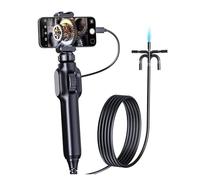 360° Two-Way Articulation Borescope HD 1080P 8.5mm Steerable Endoscope Camera 8LEDS For Automotive Inspection Car(Dual for Android IOS)