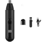 360 Ultra-Quiet Hair Trimmer with Digital Display, USB-C Rechargeable Waterproof Body Groomer for Men with Hypoallergenic Blades