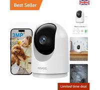 360° WiFi Indoor Camera with Night Vision & Alexa Integration for Home Security