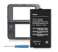 [3600mAh] SPR-003 Battery for Nintendo 3DS XL New 3DS XL LL Game Console, Upgraded Internal Replacement Battery with High Capacity for Nintendo Switch Game Console with Repair Tool Kit