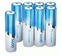 3600mWh AA Rechargeable Batteries, 1.5V Lithium AA Batteries, Long-Lasting Double A Li-ion Batteries for Blink Outdoor Camera, 8 Pack