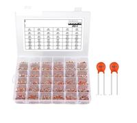 3600Pcs Capacitor Assortment Kit 36Values x 100Pcs 1pF-100nF 50V Disc Ceramic Capacitors Set IDGTTLDF