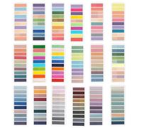 3600pcs Sticky Index Tabs - 18 Packs of Colored Page Markers, Writable & Repositionable Tabs for Notes, Books, Journals & Documents