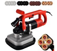 3600W Concrete Floor Grinder & Planer, 6-Speed Polisher with Dust Shroud, for Cement Surface Smoothing