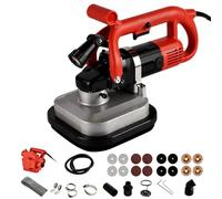 3600W Concrete Floor Grinder with Vacuum Dust Collection, 4 Head Diamond Grinding Machine, 6 Speed Variable Concrete Polisher, 600-3000RPM Surface Grinder for Concrete, Stone & Metal Rust Removal