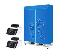 3600W Heated Airers Clothes Indoor Electric - Large Capacity Drying Rack with Timer - Portable and Mobile 3-Tier Laundry Airer - Load 50kg - Includes Cover - Efficiently Dry Your Clothes