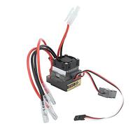 360a Esc Electric Speed Controller Rc Brushed Esc Advanced Cooling High Frequency Drive with Heat Sink and Cooling Fan for 1 10 Rc Crawler Short Course Trucks Trucks