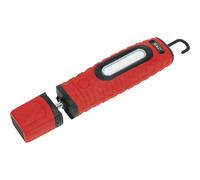 360Â Swivel Inspection Light - 14 SMD & 3W SMD LED - Twin Battery - Red