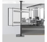 360Degree Adjustable TV Floor StandWall Divider Mount Ceiling Support for 32 to 75 Inch LED Screens Tilt Function for Optimal Viewing Experience