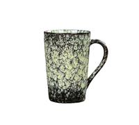 360ml-12oz ceramic creative personality mug drinking water kiln Japanese couple coffee cup-autumn yellow