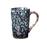 360ml/12oz Nordic Style Kiln Ceramic Mug Creative Home Coffee And Milk Cup-Rice white