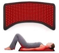 360PCS LEDs Red Light Therapy Mat, Infrared Light Therapy Large Wrap Pad with 660 Nm and 850 Nm Wavelengths, 5 Brightness Levels and Time Adjustable, for Back Waist Shoulder Discomfort