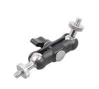 360Rotating Ball Head Universally Mount 1/4Inch Screw Ball Bracket Connectors For Phone Holder Action Camera Accessories Aluminum Alloy Black Knob
