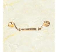 361 Hole spacing 92mm Chinese Classical Bronze Furniture Drawer Handle Solid Wardrobe Cabinet Door Handle(Gold)