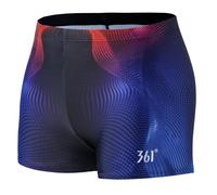 361º Jammers Swimsuit for Men, Competition Lap Swim Suit, Square Leg Endurance Training, Blue 2, XXXXL