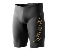 361° Swim Jammers for Men, Pro Racing Training Swimsuit, Chlorine Resistant Endurance, Blackc, X-Large