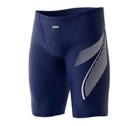 361° Swim Jammers for Men, Pro Racing Training Swimsuit, Chlorine Resistant Endurance Mens Swim Suit Swimwear Tech Pant, Flying Blue, M