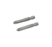 36193 bit Phillips PH2 L. total: 50 mm mounting: 1/4" (E6.3 mm) 2pcs. WIHA