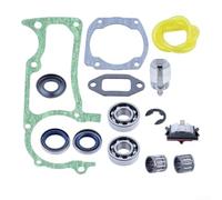 362 365 371 372xp Cylinder Muffler Paper Gasket Oil Seal Gasket Bearing Set for Engine Crankcase Sealing with Crankshaft Ball Bearings Fuel Filter and Kill Switch