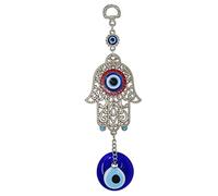 364 - Hamsa Hand & Lucky Evil Eye, Nazar Boncuk Wall Hanging Gift for Protection & Good Luck