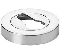 3643-SQ Square Euro Escutcheon (Pair) - SCP