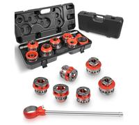 36475 12-R Exposed Ratchet Pipe Threader Set with Carrying Case
