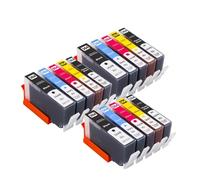 364XL Ink Cartridges, Compatible with HP, Deskjet 3070A 5510 6510 | Black Cyan Magenta Yellow Photoblack for B209a C510a C309a, Photosmart 6520 7510 B109 B110(15pcs)