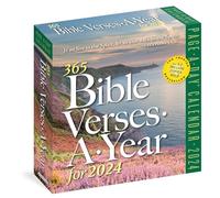 365 Bible Verses-a-Year for 2024 Page-a-Day Calendar: Timeless Words From the Bible to Guide, Comfort, and Inspire