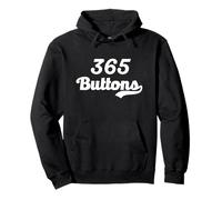 365 Buttons Gen Z Meme Teen Slang Tween Mindfulness Empower Pullover Hoodie