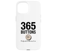 365 Buttons It Only Needs To Make Sense To Me Case for iPhone 15