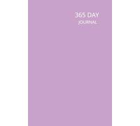 365 Day Journal: 6 x 9 inches, Undated, 1 Page Per Day, 366 Blank Pages, Unlined, Yearly Diary, Lilac Cover