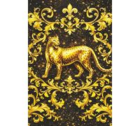 365-Day Journal - A Year of Thoughts: Black and Gold Leopard - Baroque-Style Pattern Cover Design | Lined Pages for Daily Notes and Reflections - With ... Gift for Someone Who Has Everything