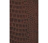 365-Day Journal - A Year of Thoughts: Brown Crocodile Skin-Inspired Cover Design | Lined Pages for Daily Notes and Reflections - With Monthly Inspirational Quotes.