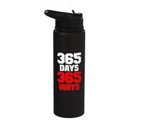 365 Days 365 Ways Stainless Steel Insulated Water Bottle