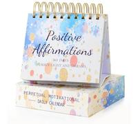 365 Days Daily Motivational Desk Calendar 2025, Inspirational Desk Calendar Daily Flip Calendar Desk Accessories for Women Office (A)