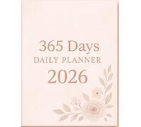 365 Days Daily Planner 2026 | Inspirational Yearly Organizer for Productivity, Goals & Time Management: Stay Organized, Focused, and Motivated Every ... with This Beautiful Feminine Pastel Planner