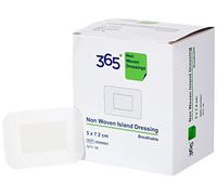 365 Non Woven Island Dressing 5 x 7.2 cm - Pack of 50 (Ref 36590001), Packaging may vary