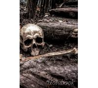 365 Page Skull Bones Notebook: Blank Lined 6x9 Journal Pages Daily Writing Use: Journaling Pages for a Diary, Composition Book, Spellbook, Tarot ... Meditation, Yoga, Handwriting Practice,