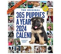 365 Puppies-A-Year Picture-A-Day Wall Calendar 2024: Absolutely Spilling Over With Puppies