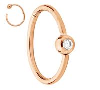 365 SLEEPERS (10mm) Titanium Implant Grade 18G Gem BCR Ball Closure Septum Jewellery Hinged Segment Ring Body Piercing Hoop Lip Rings Helix Cartilage Rook Sleeper Earrings