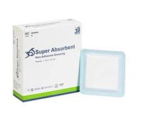 365 Super Absorbent Dressing 10cm x 10cm - Non adhesive (x 10)